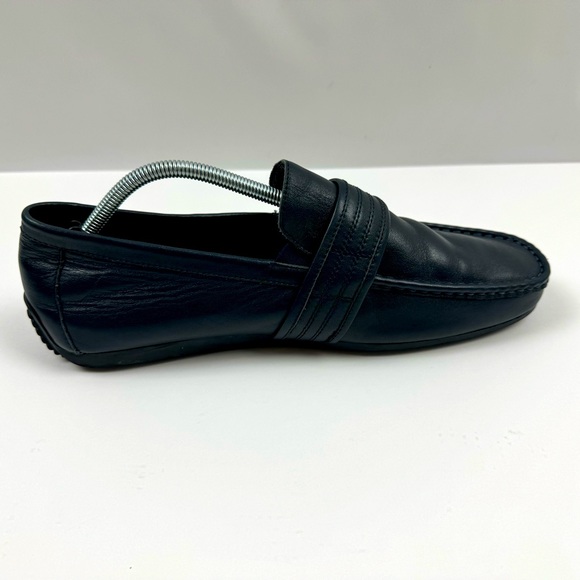 Zanzara Men's Van Eyck Blue Soft Leather Loafers Shoes Size 11‎ - Picture 4 of 9